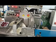 small chocolate emrober do chocolate coating in berry 