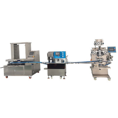 Καλή τιμή PLC Control Energy Bar Production Line Three Color Panda Cookie Machine Διαδικτυακά