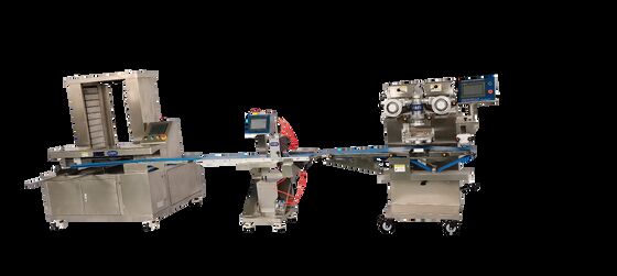 Καλή τιμή Automated Chicken Breast Dog Food Encrusting Line | Integrated with Cutter & Tray Arranger σε απευθείας σύνδεση