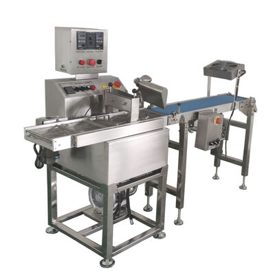Καλή τιμή 8KG Μικρή μηχανή για την επιχρίωση σοκολάτας 1M Συσκευή ψύξης με ιμάντα μεταφοράς σε απευθείας σύνδεση